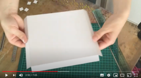 厚紙で作るアートパネル